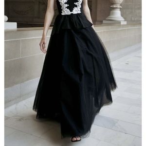 Lovely Custom-Made Black Tulle Skirt by Space46